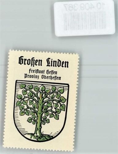 Großen-Linden Vignette Wappen Kaffee Hag ca 1920-1940