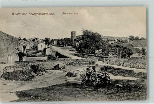 Amenoncourt 1916 Feldpost WK I
