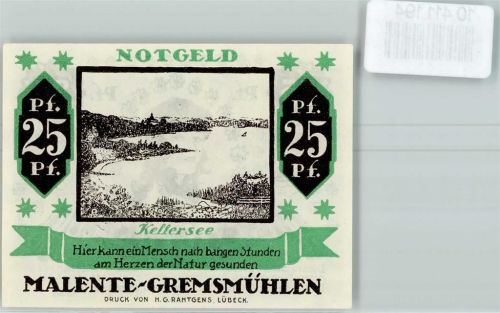 Malente-Gremsmühlen Notgeld