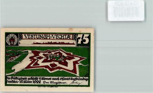 Vechta Notgeld Festung Vechta