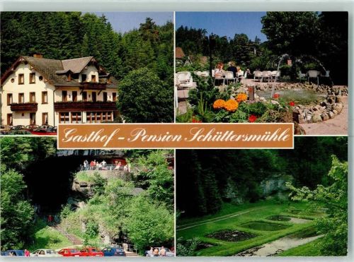 Pottenstein Gasthaus Schüttersmühle Springbrunnen