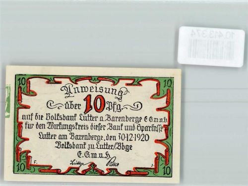 Lutter Notgeld