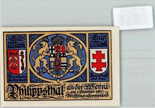Philippsthal Notgeld Kursaal