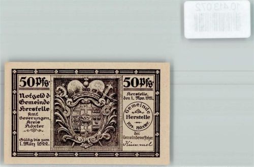 Herstelle Notgeld Karl der Große