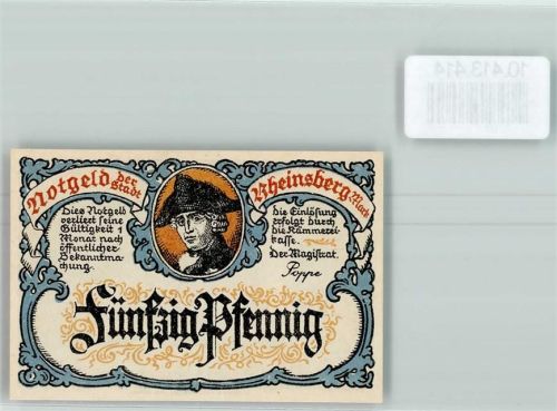 Rheinsberg Notgeld