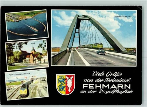 Fehmarn Burg Fährbahnhof Fehrmansundbrücke Puttgarden Fehmarn Kai