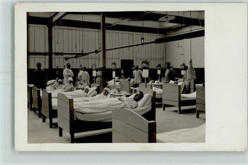 1916 Feldlazarett Krankensaal AK