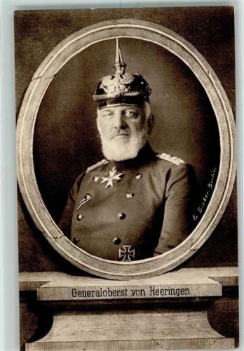 Generaloberst von Heeringen Orden AK