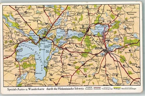 Plön Spezial Auto- und Wanderkarte Holsteinische Schweiz