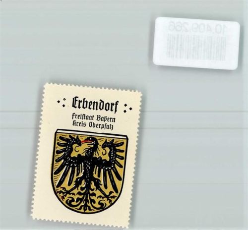 Erbendorf Vignette Wappen Kaffee Hag ca 1920-1940