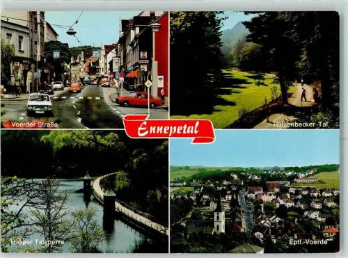 58256 W5828 Ennepetal - Hasper Talsperre Voerder Straße Hülsenbecker Tal