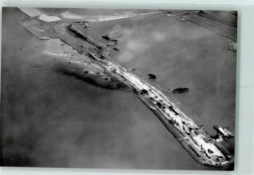 Westermann Dia und Foto Niederlande Bild 111704 Dammbau im Ijsselsee