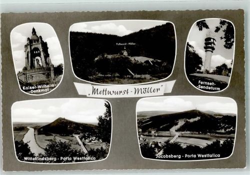 Lohfeld Mettwurst Möller Kaiser Wilhelm Denkmal Fernseh Sendeturm Wittekindsberg Jacobsberg