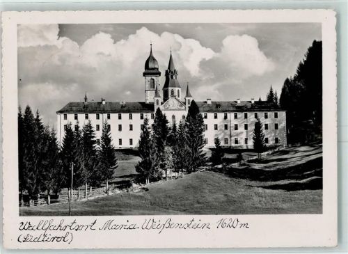 Bozen 1952 Kirche Maria Weißenstein