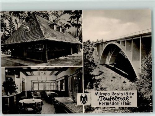 Hermsdorf Mitropa Raststätte Teufelstal