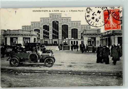 Lyon 1914 Exposition de Lyon L'Entree Nord