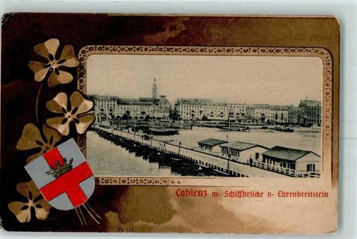56068 W5400 Koblenz am Rhein - Schiffbrücke Ehrenbreitstein