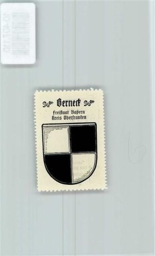 Bad Berneck Vignette Wappen Kaffee Hag 1920-1940
