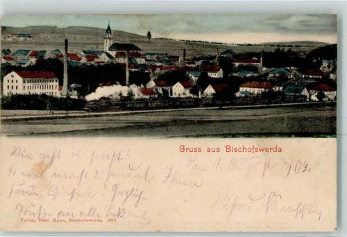 Bischofswerda 1902 Fabrikgebäude