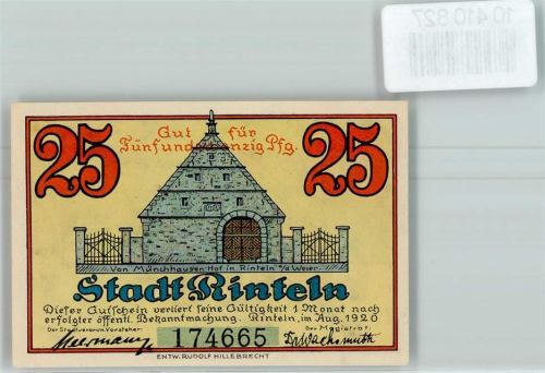 Rinteln Notgeld