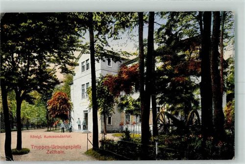 Zeithain 1915 Königl. Kommandantur Truppen - Übungsplatz
