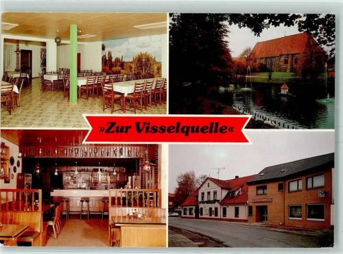 Visselhövede Gasthaus zur Visselquelle Innenansicht Tresen Gastraum
