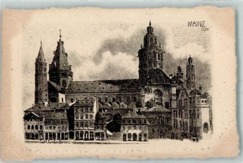 Mainz Dom sign Carl Jander