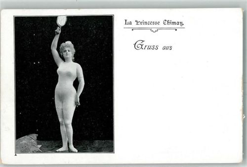 La Princesse Chimay - Nude Adel AK FKK 1899