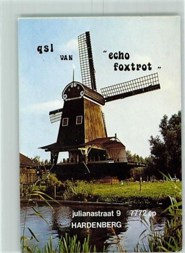 Hardenberg Windmühle CB Funk Werbung
