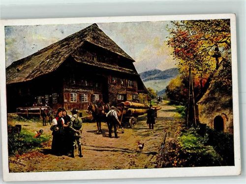 Gasthaus zum Himmelreich Schwarzwald AK