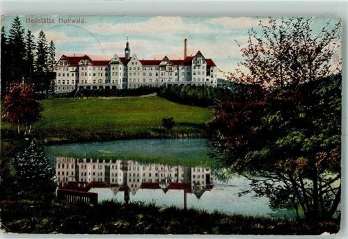 Hohwald Heilstätte Hohwald Park Teich