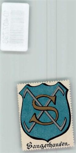 06526 O4700 Sangerhausen - Vignette Wappen Kaffee Hag 1920-1940