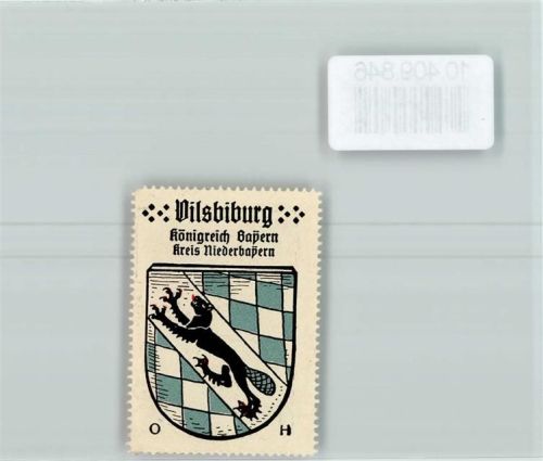 Vilsbiburg Vignette Wappen Kaffee Hag ca 1920-1940
