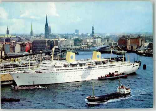 Hamburg im Hamburger Hafen AK