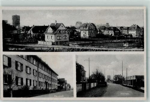Weil am Rhein Obere Schanz- u. Güterstraße Blauenstraße Riedlistraße