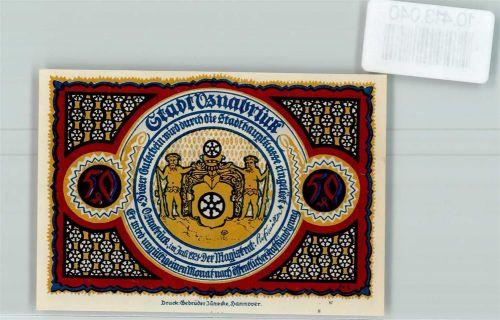 Osnabrück Notgeld Der Dom