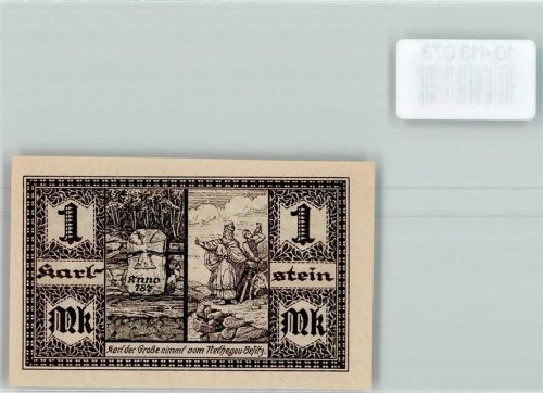 Herstelle Notgeld Karl Stein
