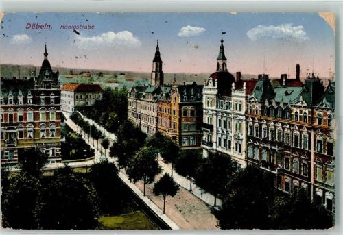 Döbeln 1915 Königstraße