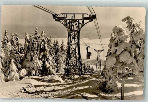 Oberwiesenthal An der Schwebebahn Winter