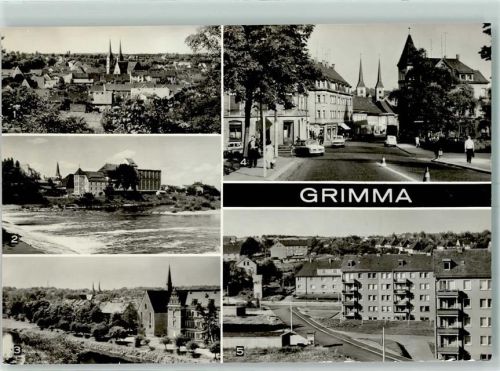Grimma Am Muldenwehr Leipziger Straße Straße des Aufbaus