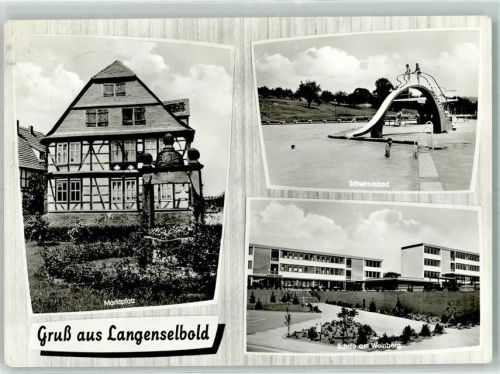 Langenselbold Marktplatz Schwimmbad Schule am Weinberg