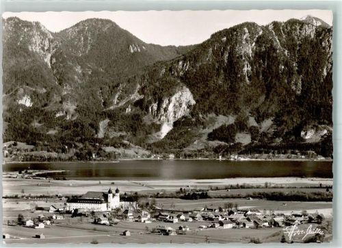 Schlehdorf Kochelsee Missionskloster d. Dominikanerinnen Glaswand Kienstein Sonnenspitze Gasthausstempel