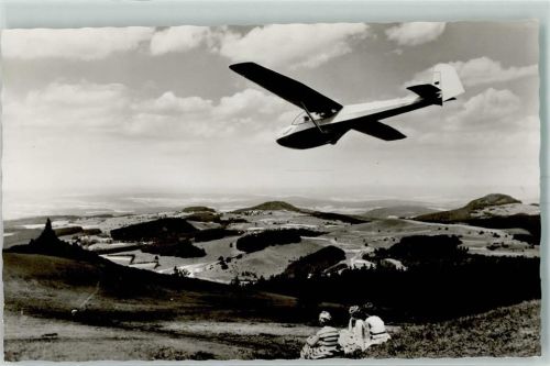 Wasserkuppe Rhönlandschaft Segelflugzeug Stempel Wasserkuppe