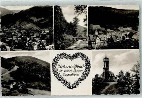 Unterweißbach Fröbelturm Brücke Herz Spruch