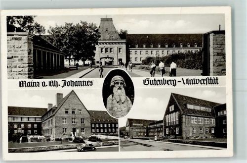Mainz Johannes Gutenberg Universität Statue Gutenberg