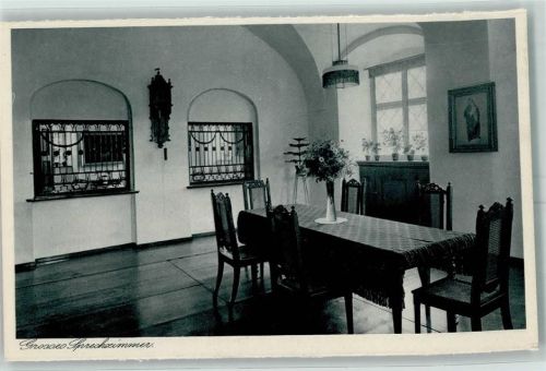 89358 W8879 Wettenhausen - Unterrichts und Erziehungsanstalt der Dominikanerinnen Großes Sprechzimmer