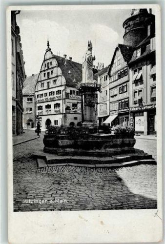 Kitzingen Marktbrunnen Hl. Kilian