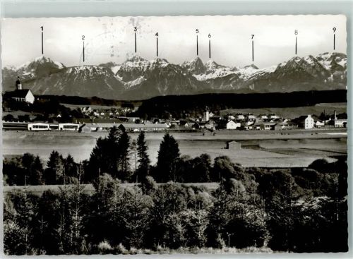 Marktoberdorf Allgäuer Bergkette