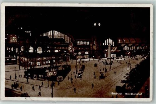 Hamburg Hauptbahnhof Nachtaufnahme