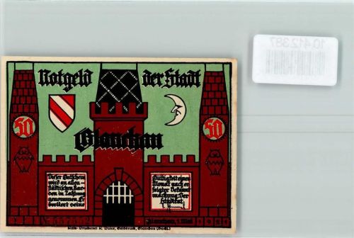 Glauchau Notgeld Zwei Zecher